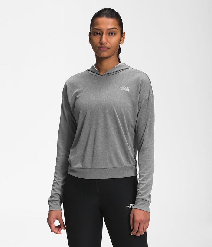 The North Face Wander Sun Womens Hoodie Grey 741069-BXW